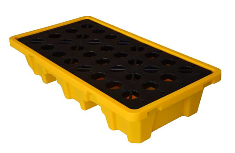 พาเลทรองรับสารเคมี 2 drum pallet