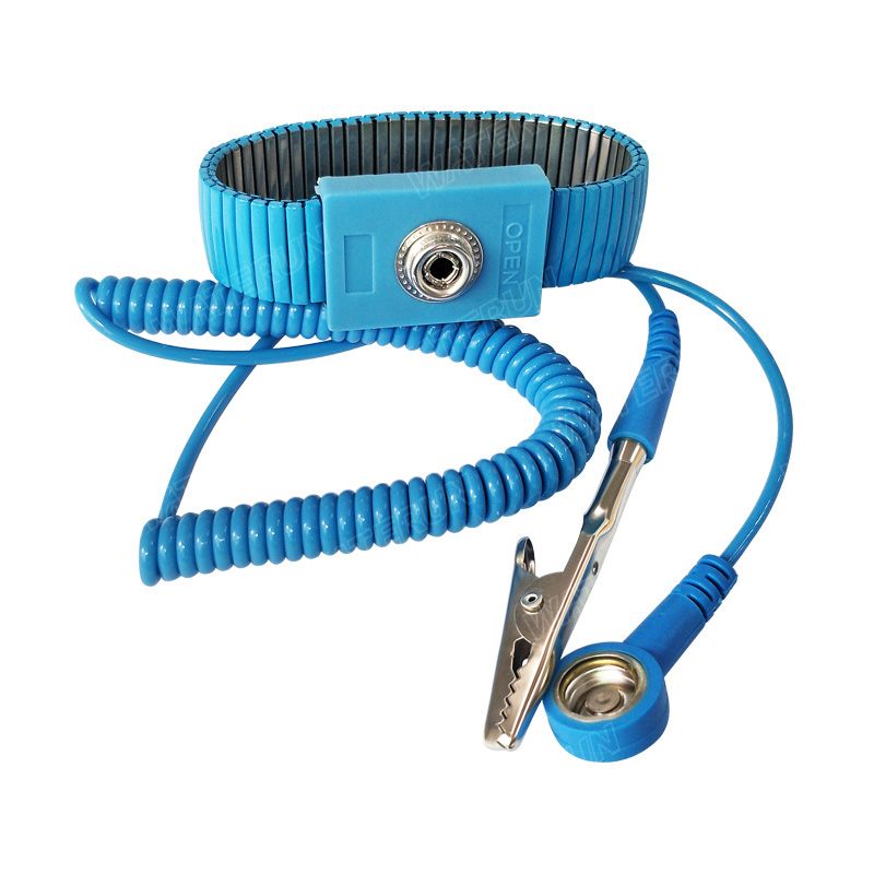 Blue Metal Wrist Strap 05 Blue Metal Wrist Strap 05 - Image 4