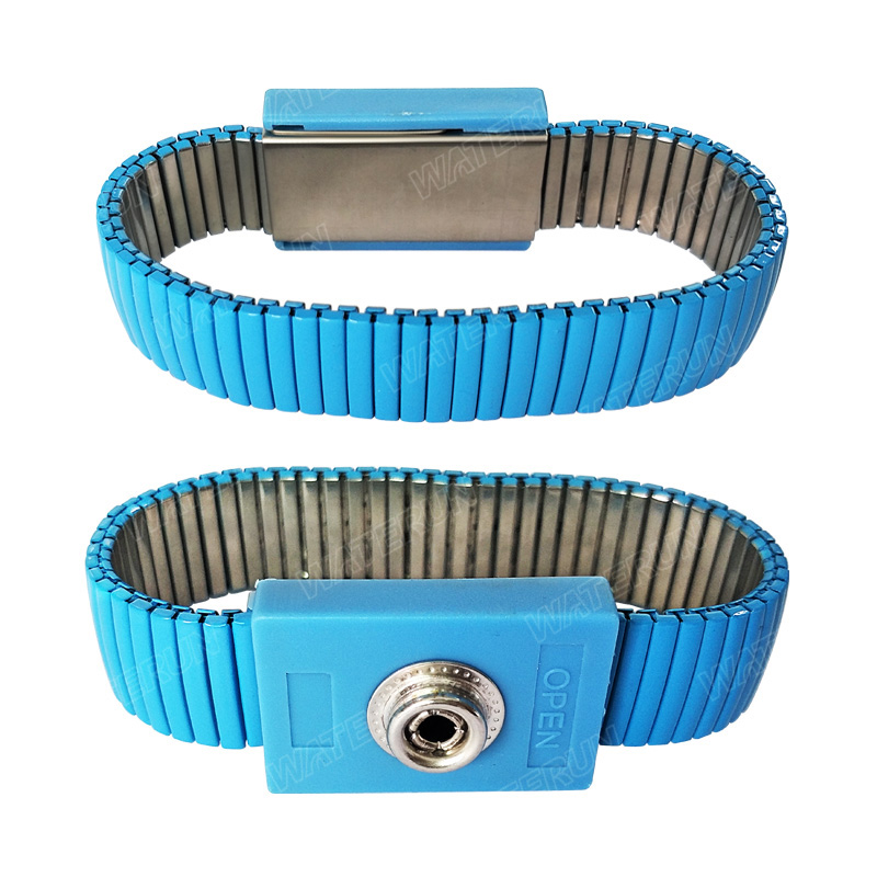 Blue Metal Wrist Strap 05 Blue Metal Wrist Strap 05 - Image 2