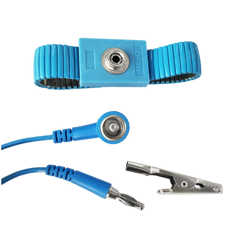 Blue Metal Wrist Strap 05 Blue Metal Wrist Strap 05 - Image 3