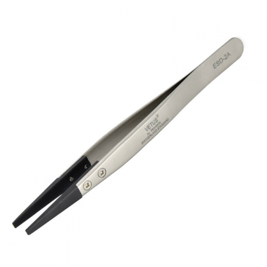 ESD-2A ESD Replaceable Tip Stainless Steel Tweezers ESD-2A ESD Replaceable Tip Stainless Steel Tweezers