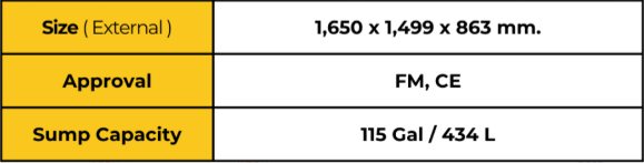 "SAI-U" Flammable Safety Cabinet ขนาด 115 แกลลอน (434 ลิตร) "SAI-U" Flammable Safety Cabinet ขนาด 115 แกลลอน (434 ลิตร) - Image 3