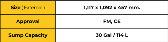 "SAI-U" Flammable Safety Cabinet ขนาด 30 แกลลอน (114 ลิตร) แบบ Self-closing "SAI-U" Flammable Safety Cabinet ขนาด 30 แกลลอน (114 ลิตร) แบบ Self-closing - Image 2
