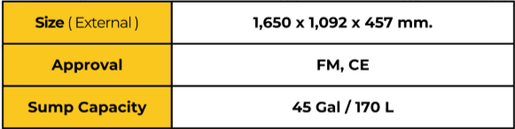 "SAI-U" Flammable Safety Cabinet ขนาด 45 แกลลอน (170 ลิตร) แบบ Self-closing "SAI-U" Flammable Safety Cabinet ขนาด 45 แกลลอน (170 ลิตร) แบบ Self-closing - Image 2