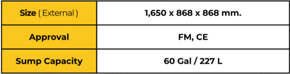 "SAI-U" Flammable Safety Cabinet ขนาด 60 แกลลอน (227 ลิตร) แบบ Self-closing "SAI-U" Flammable Safety Cabinet ขนาด 60 แกลลอน (227 ลิตร) แบบ Self-closing - Image 2