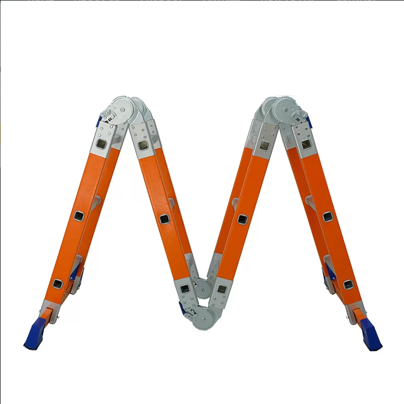 บันไดไฟเบอร์กลาสพับอเนกประสงค์ 12 ขั้น XG163F4x3 บันไดไฟเบอร์กลาสพับอเนกประสงค์ 12 ขั้น XG163F4x3 - Image 2