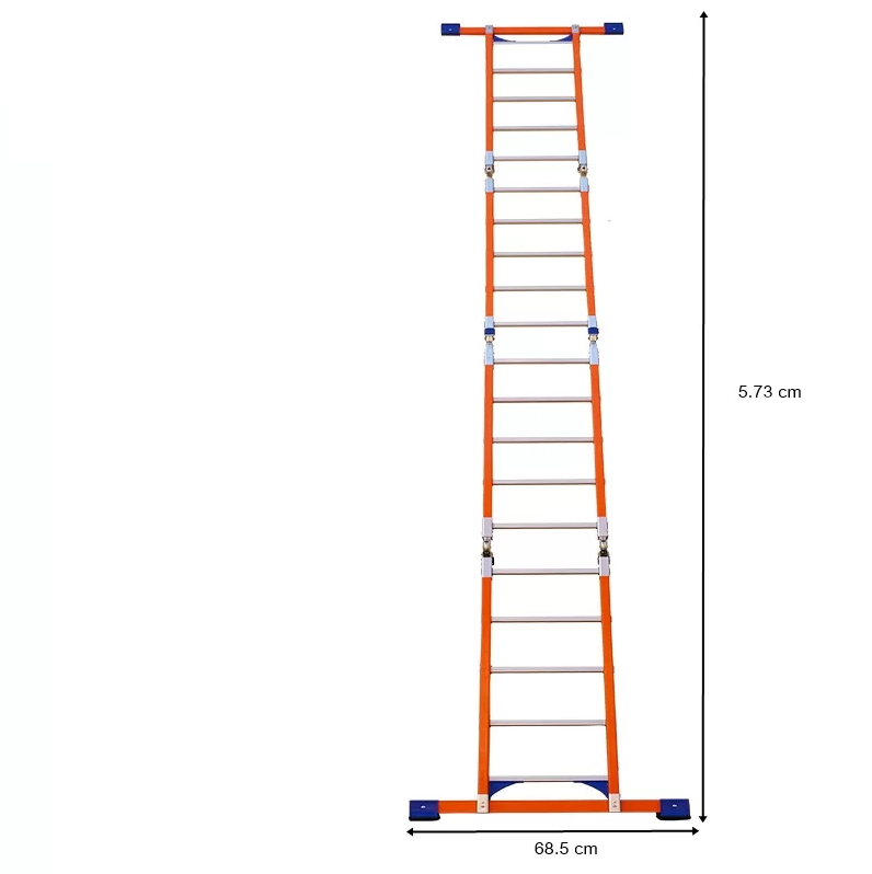 บันไดไฟเบอร์กลาสพับอเนกประสงค์ 20 ขั้น XG163F4x5 บันไดไฟเบอร์กลาสพับอเนกประสงค์ 20 ขั้น XG163F4x5 - Image 4