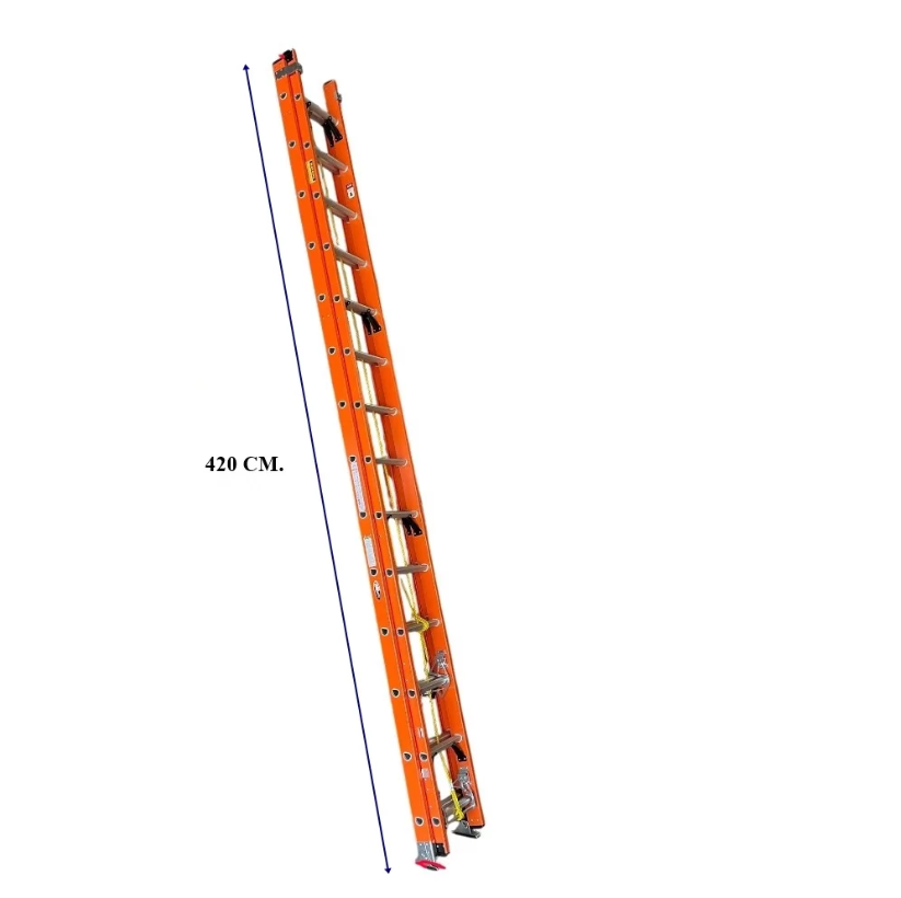 บันไดพาด 2 ตอนเลื่อน 14 ฟุต - ไฟเบอร์กลาส XG-127D2x14 บันไดพาด 2 ตอนเลื่อน 14 ฟุต - ไฟเบอร์กลาส XG-127D2x14 - Image 3