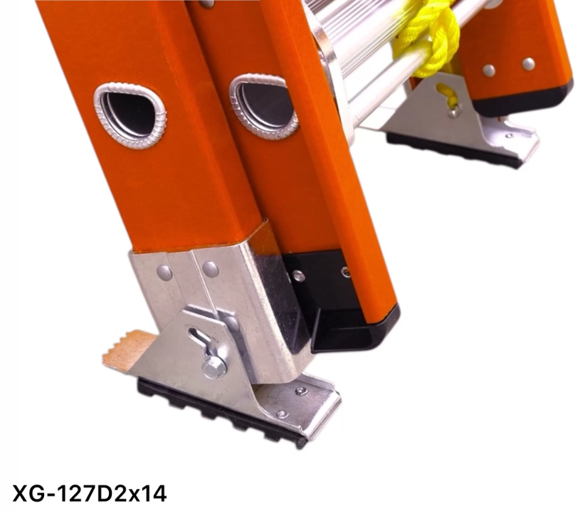 บันไดพาด 2 ตอนเลื่อน 14 ฟุต - ไฟเบอร์กลาส XG-127D2x14 บันไดพาด 2 ตอนเลื่อน 14 ฟุต - ไฟเบอร์กลาส XG-127D2x14 - Image 5