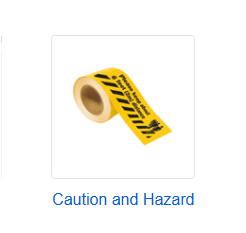 Caution and Hazard Floor Tape
