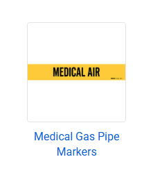 Medical Gas Pipe Markers
