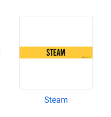 Pipe Markers for Steam