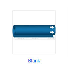 Blank Pipe Markers