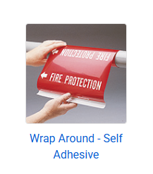 Wrap Around - Self Adhesive Pipe Markers