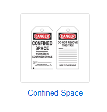 Confined Space Tags